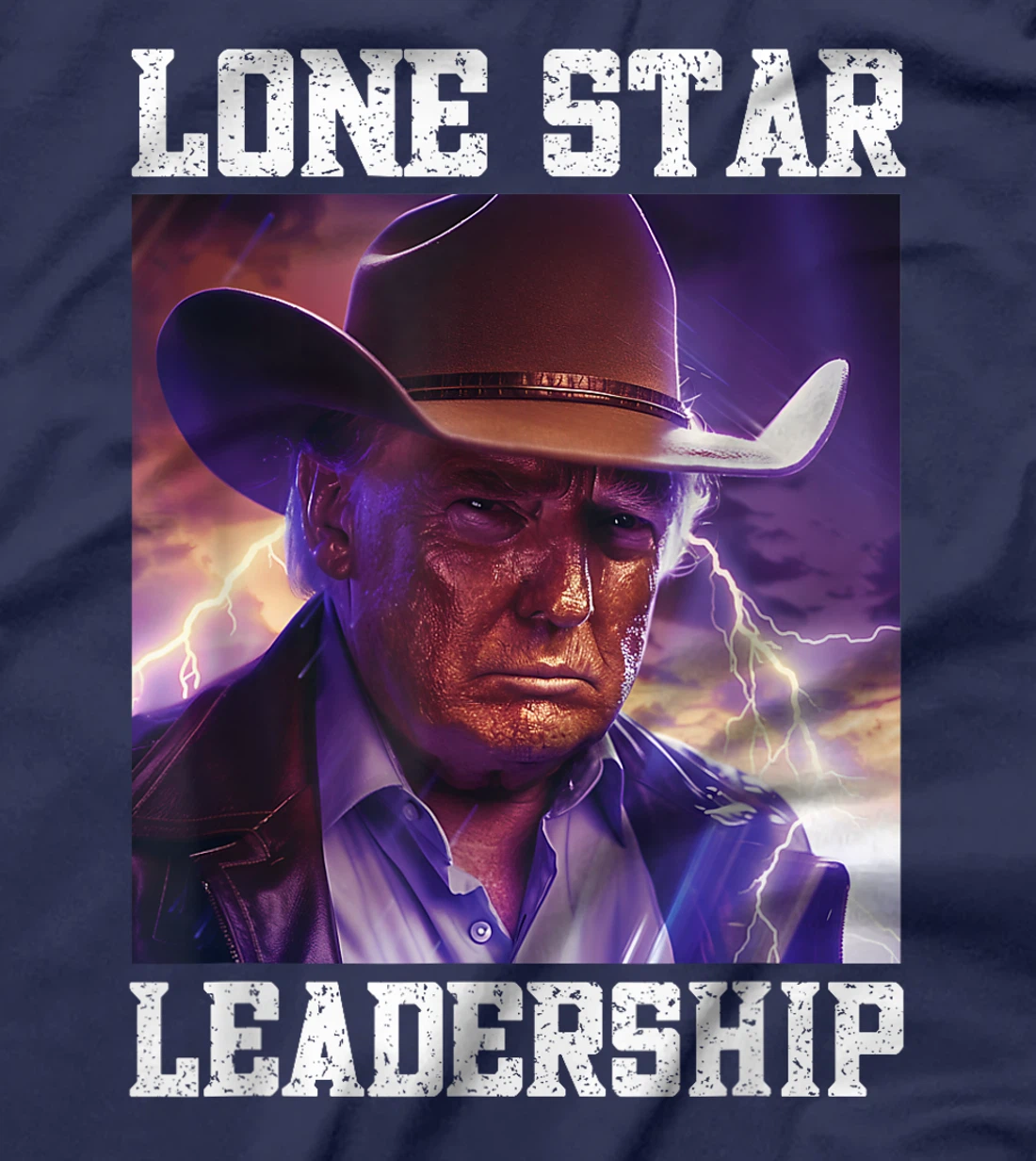 Womens Southern President Cowboy Texas Western Trump Lone Star T-Shirt