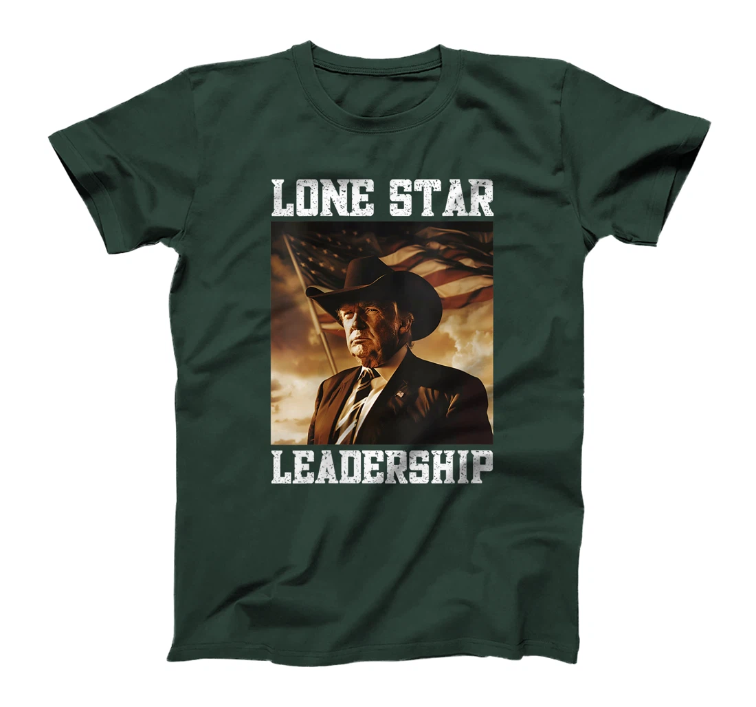 Womens Western Trump Cowboy Hat Texas Trump Lone Star Leadership T-Shirt