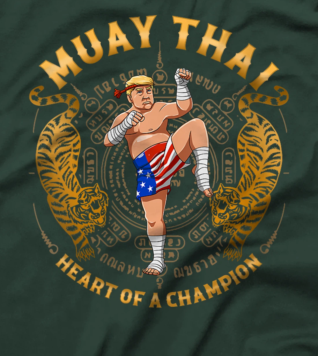 Womens Heart of a Champion - Kickboxing and Muay Thai Trump T-Shirt