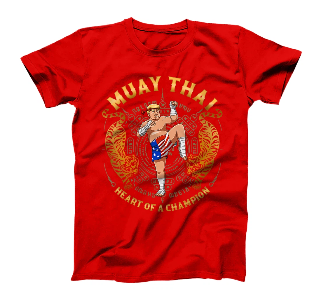 Womens Heart of a Champion - Kickboxing and Muay Thai Trump T-Shirt