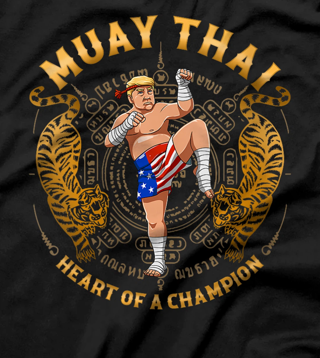 Womens Heart of a Champion - Kickboxing and Muay Thai Trump T-Shirt