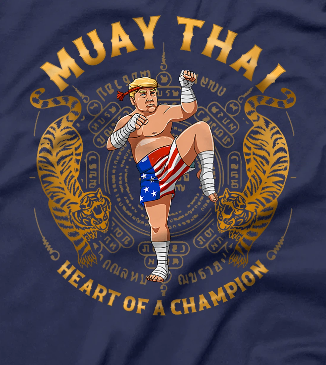Womens Heart of a Champion - Kickboxing and Muay Thai Trump T-Shirt