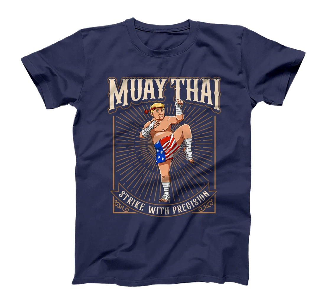 Strike With Precision - Cool Muay Thai Trump Premium T-Shirt
