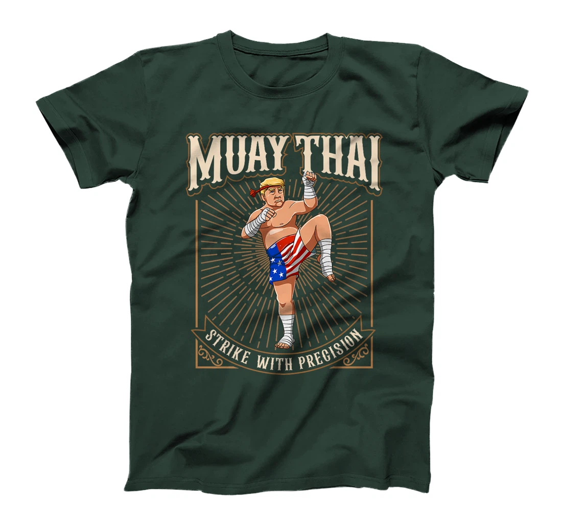 Strike With Precision - Cool Muay Thai Trump Premium T-Shirt