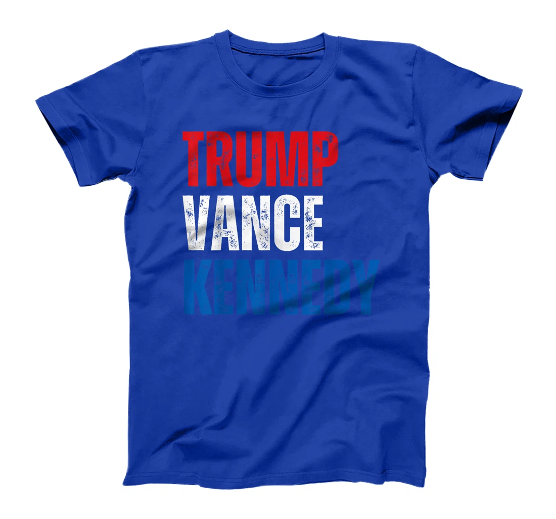 Trump Vance Kennedy Presidential Campaign Flag USA 2024 T-Shirt