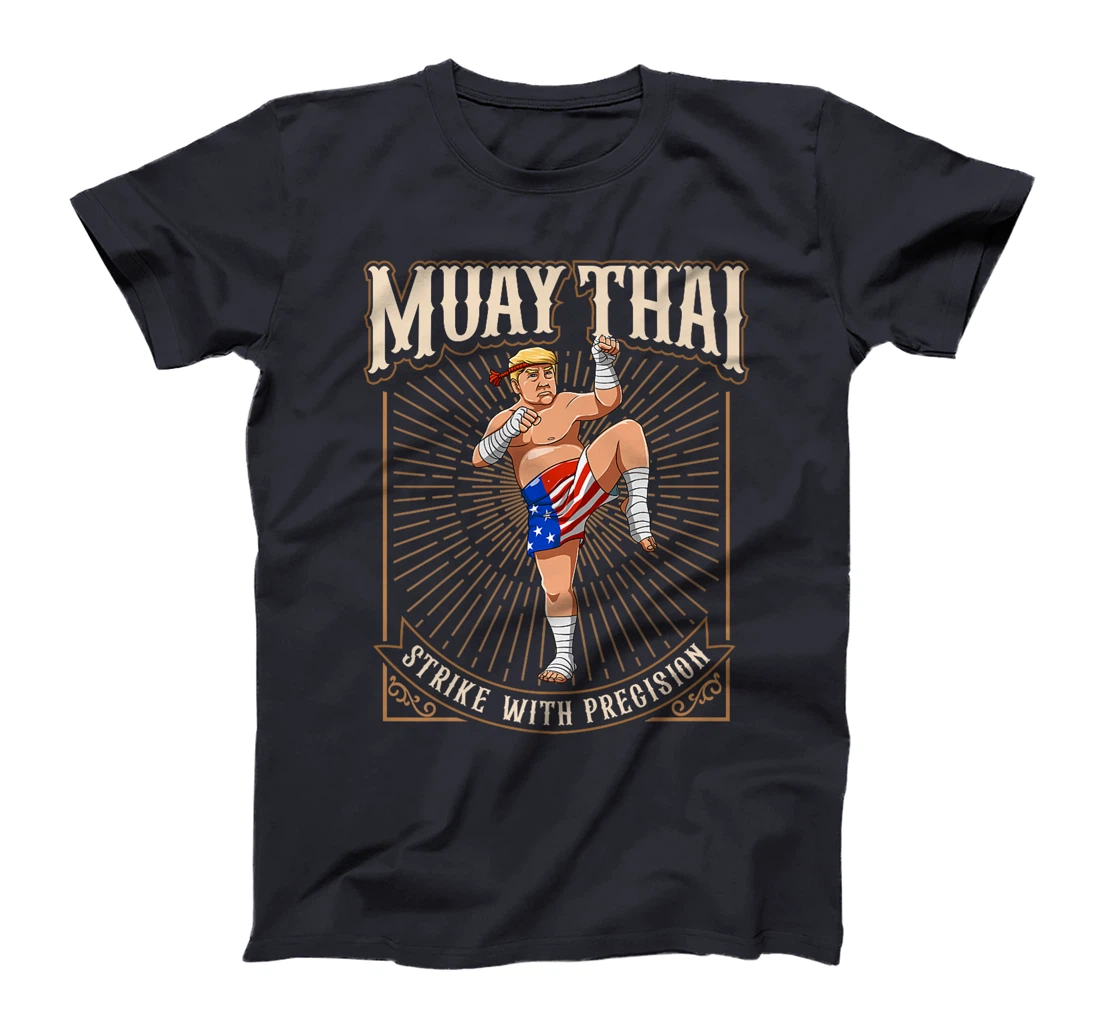 Strike With Precision - Cool Muay Thai Trump Premium T-Shirt