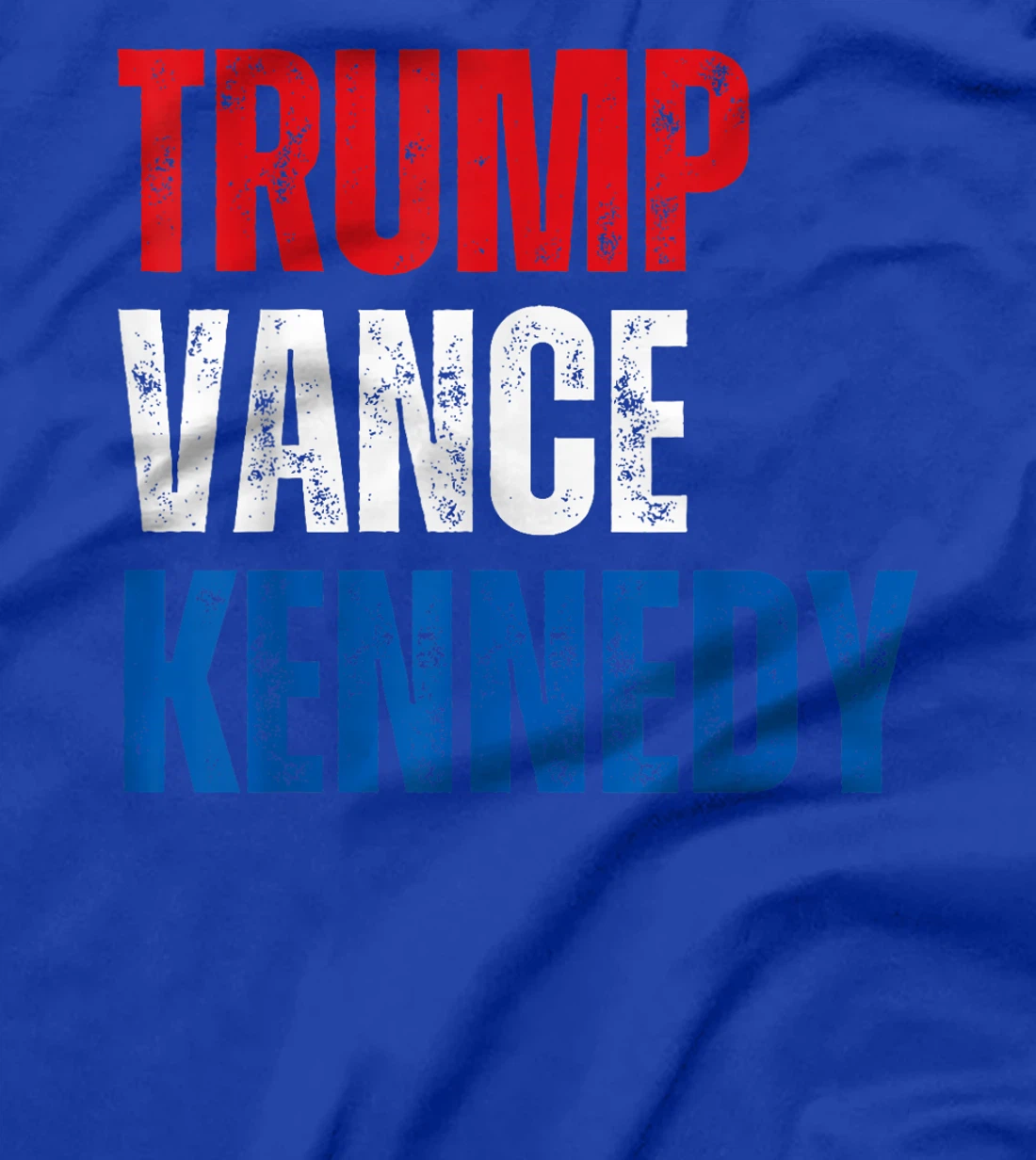 Trump Vance Kennedy Presidential Campaign Flag USA 2024 T-Shirt
