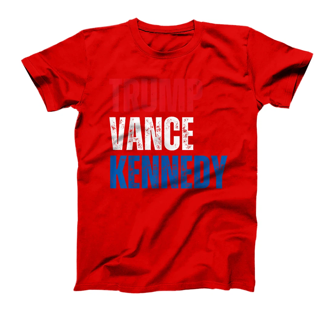 Trump Vance Kennedy Presidential Campaign Flag USA 2024 T-Shirt