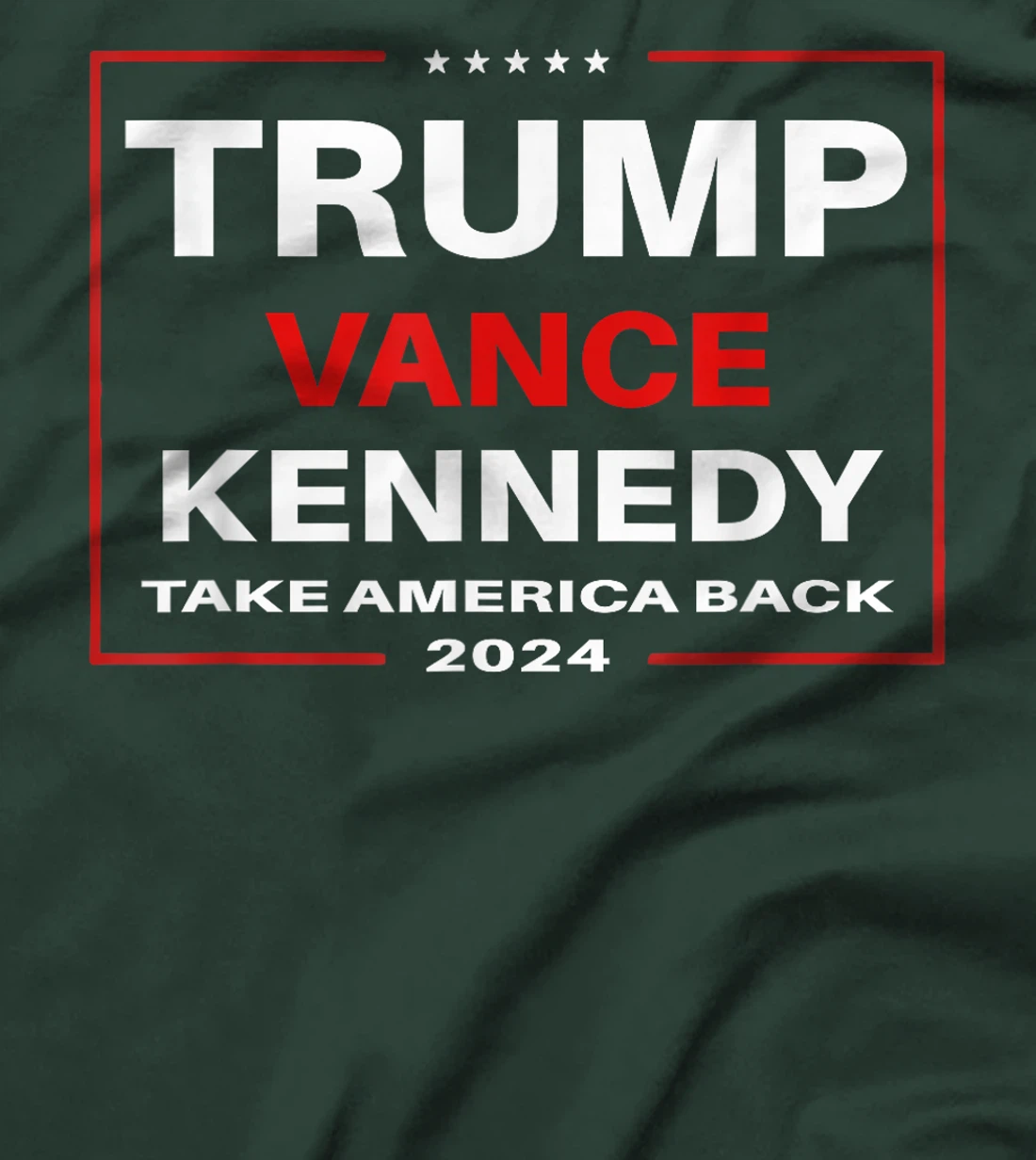 Trump Vance Kennedy take America back again T-Shirt