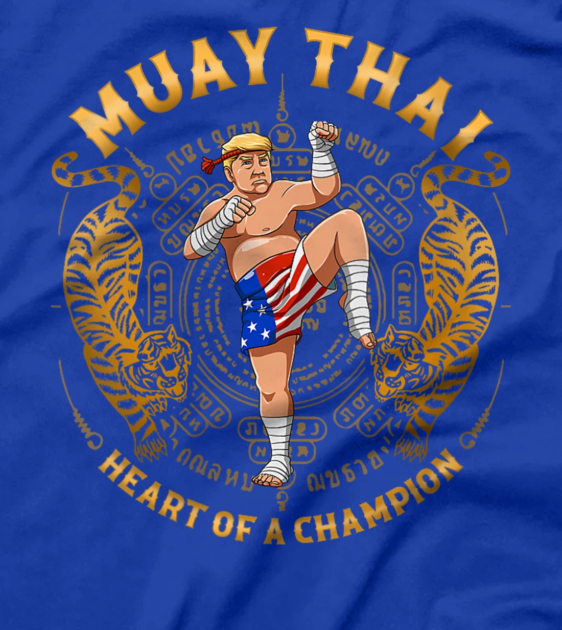 Womens Heart of a Champion - Kickboxing and Muay Thai Trump T-Shirt