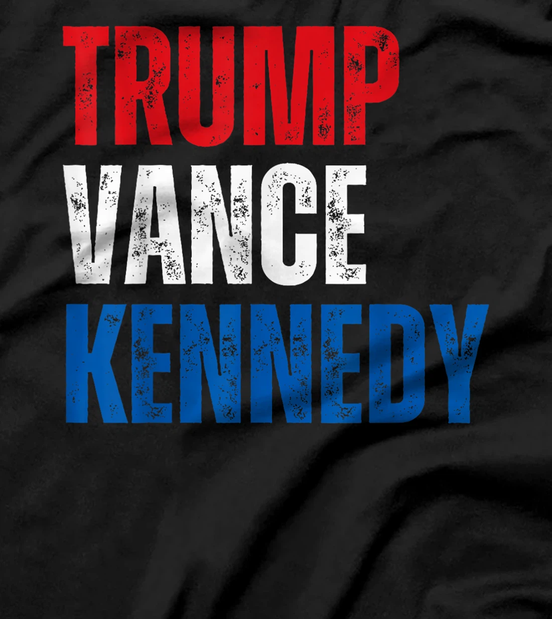 Trump Vance Kennedy Presidential Campaign Flag USA 2024 T-Shirt