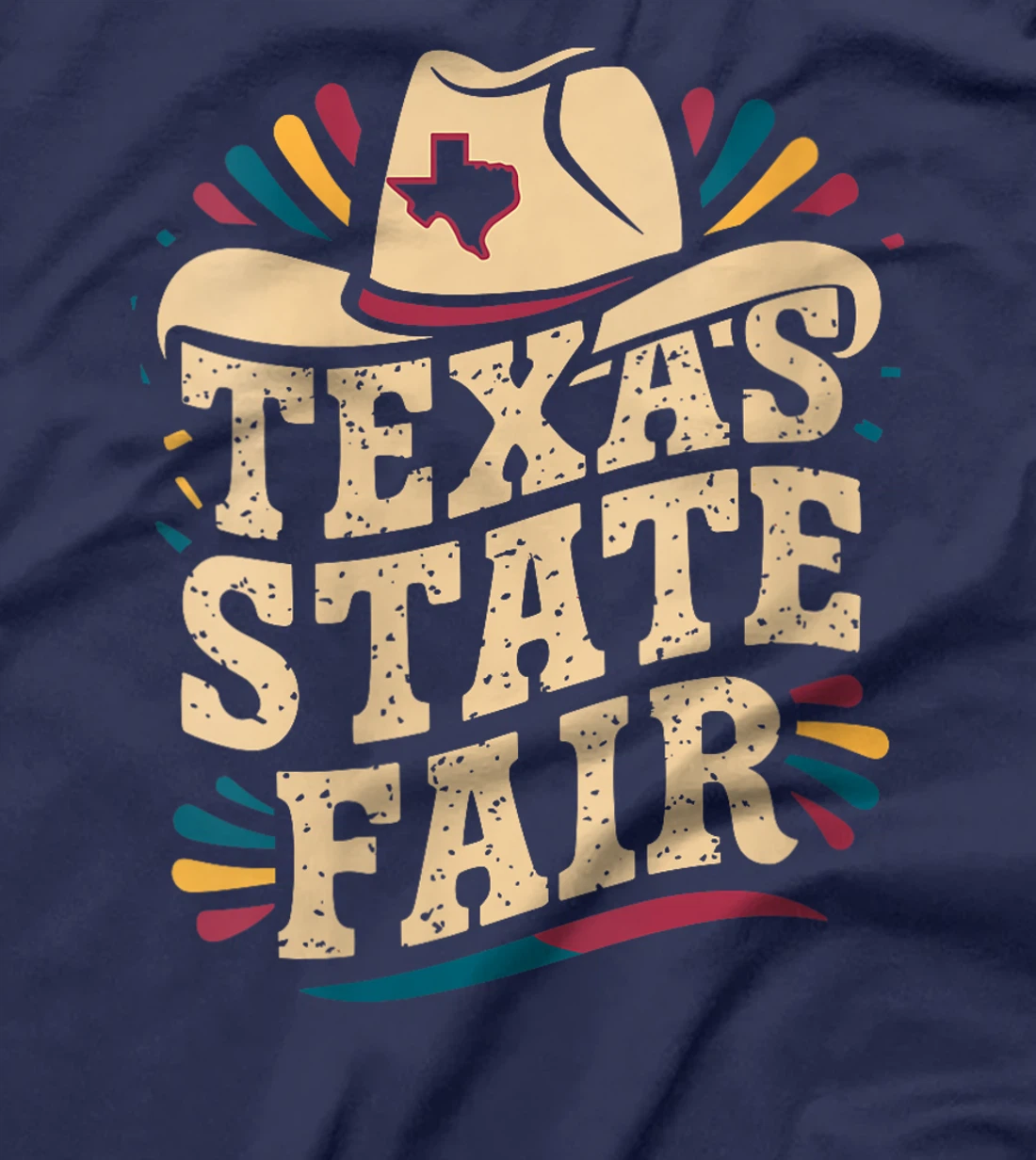 Womens Texas State Fair Cowboy Hat Texas State Fair T-Shirt