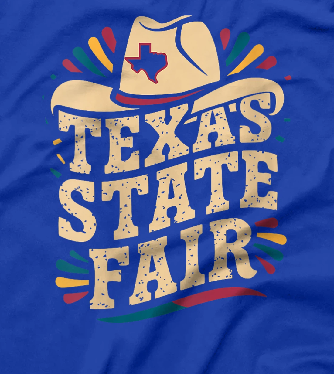 Womens Texas State Fair Cowboy Hat Texas State Fair T-Shirt