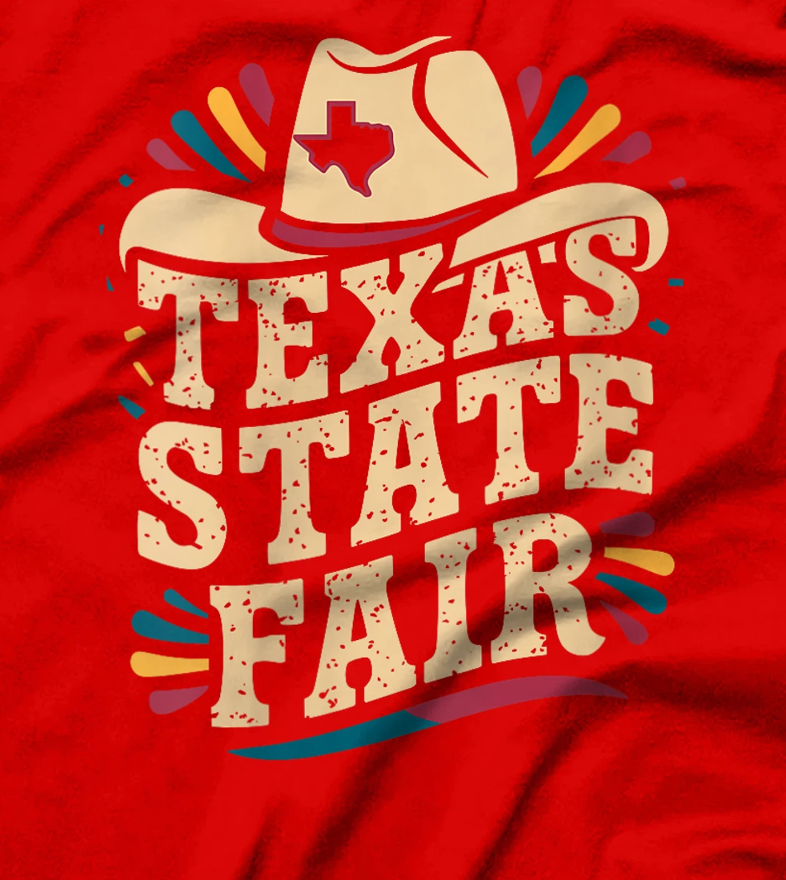 Womens Texas State Fair Cowboy Hat Texas State Fair T-Shirt