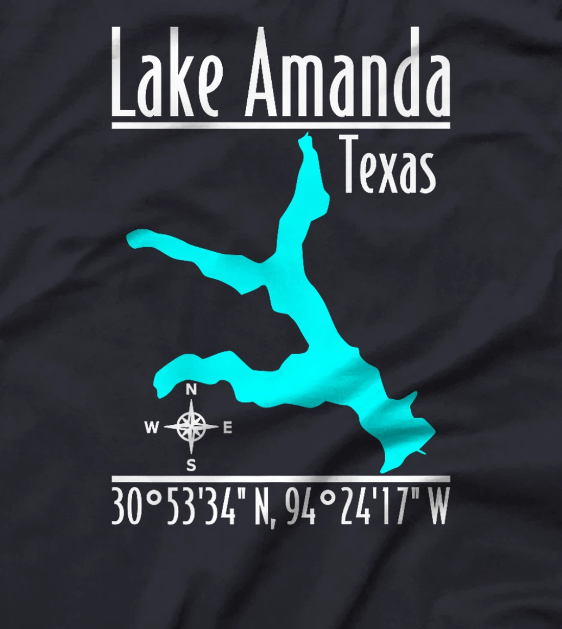 Modern Lake Amanda - Texas Premium T-Shirt