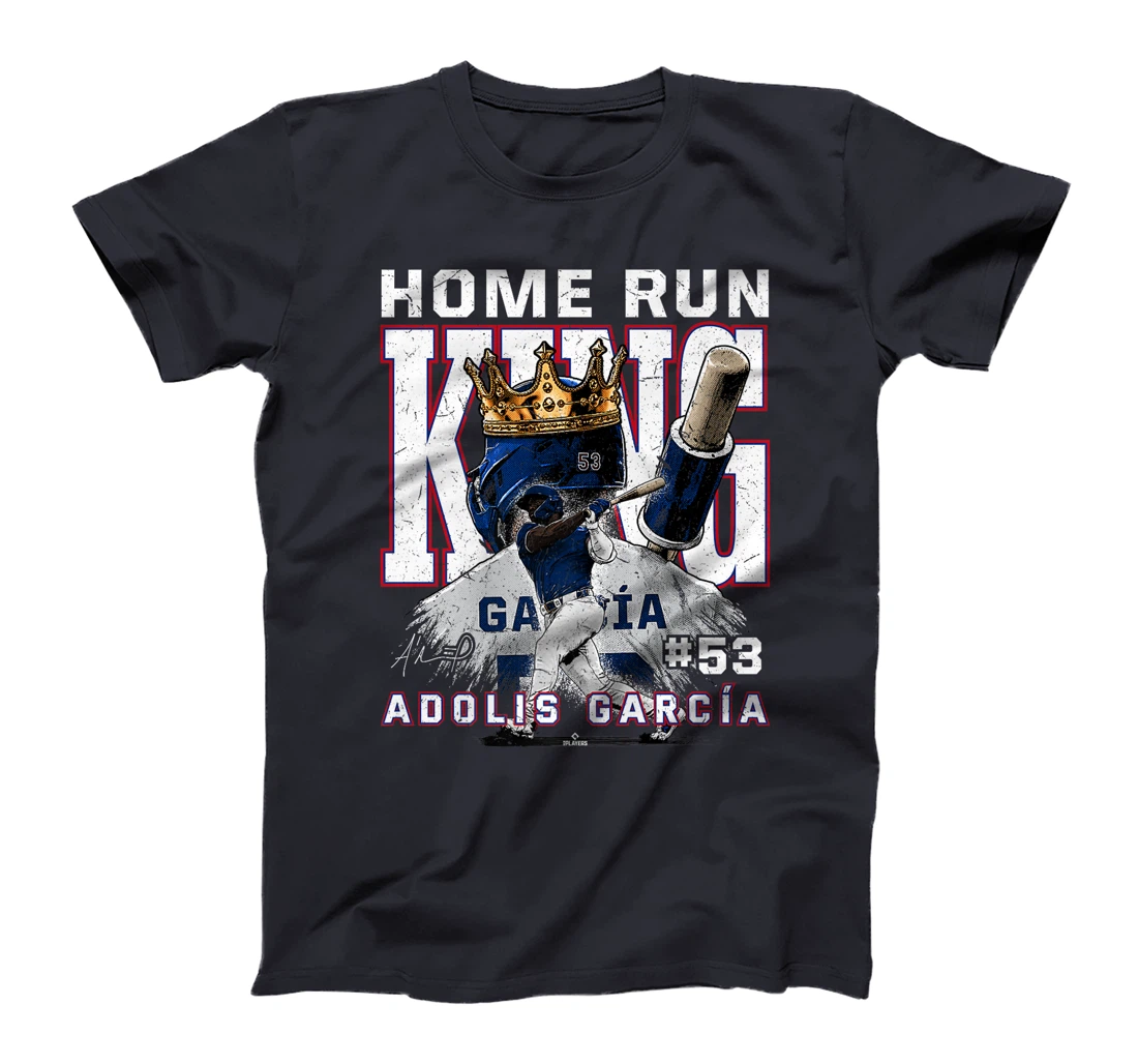 Womens Home Run King Adolis Garcia Texas MLBPA T-Shirt