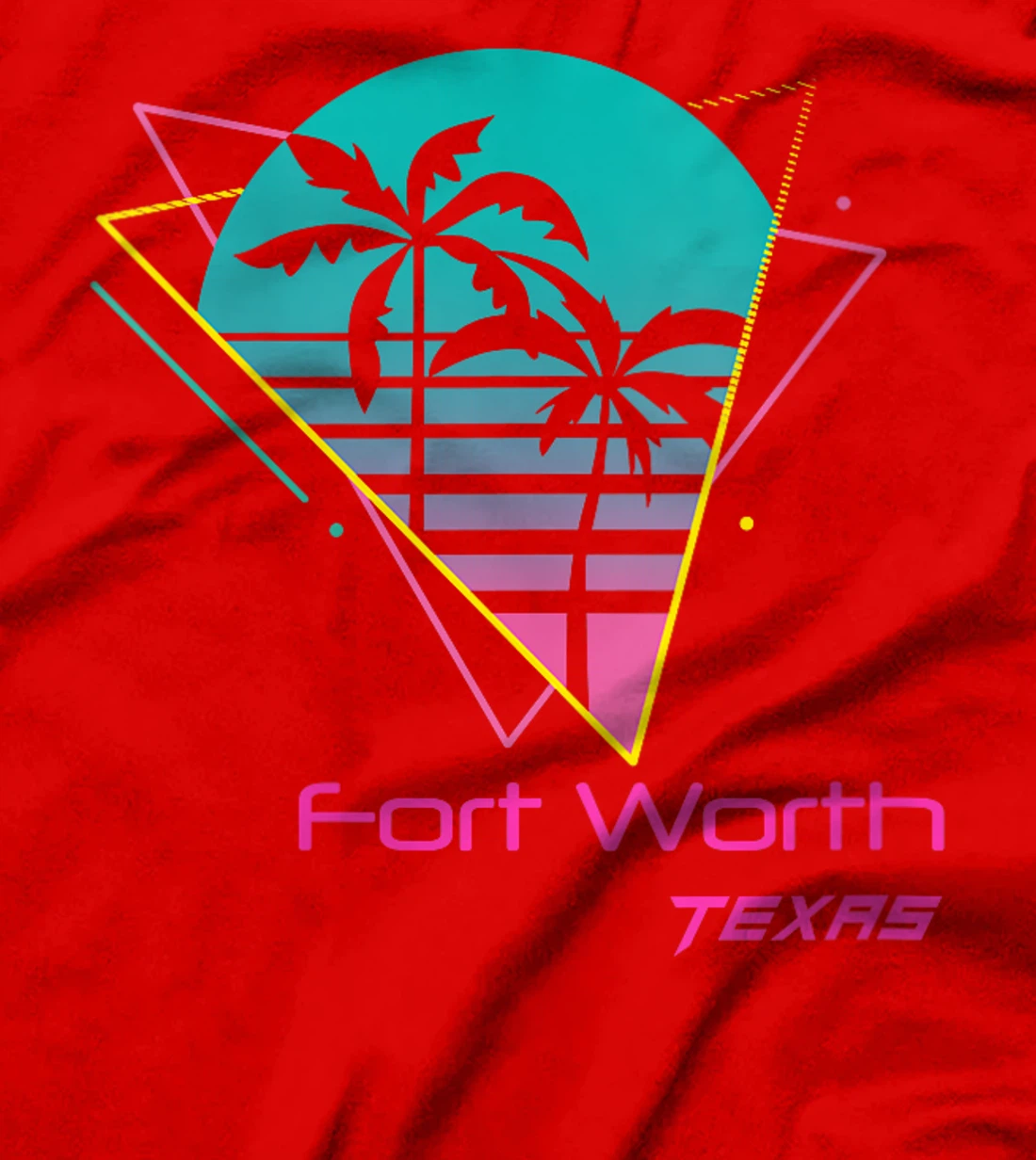 Womens Retro Fort Worth Texas T-Shirt