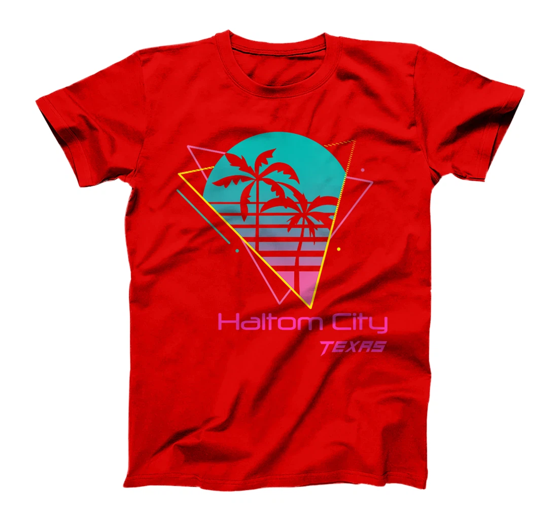 Womens Retro Haltom City Texas T-Shirt