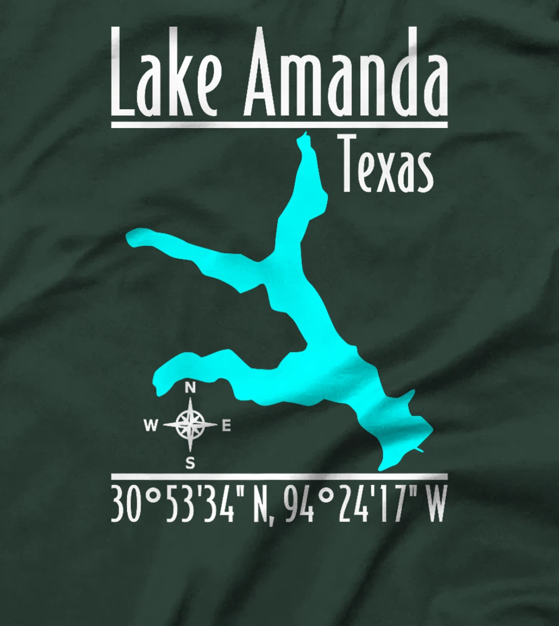 Modern Lake Amanda - Texas Premium T-Shirt