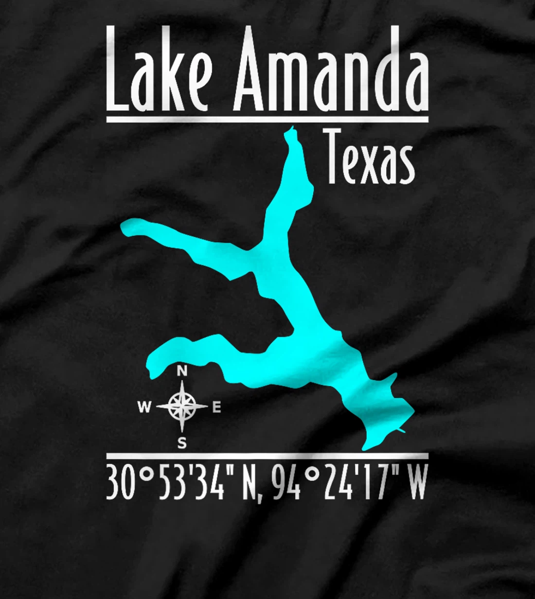 Modern Lake Amanda - Texas Premium T-Shirt