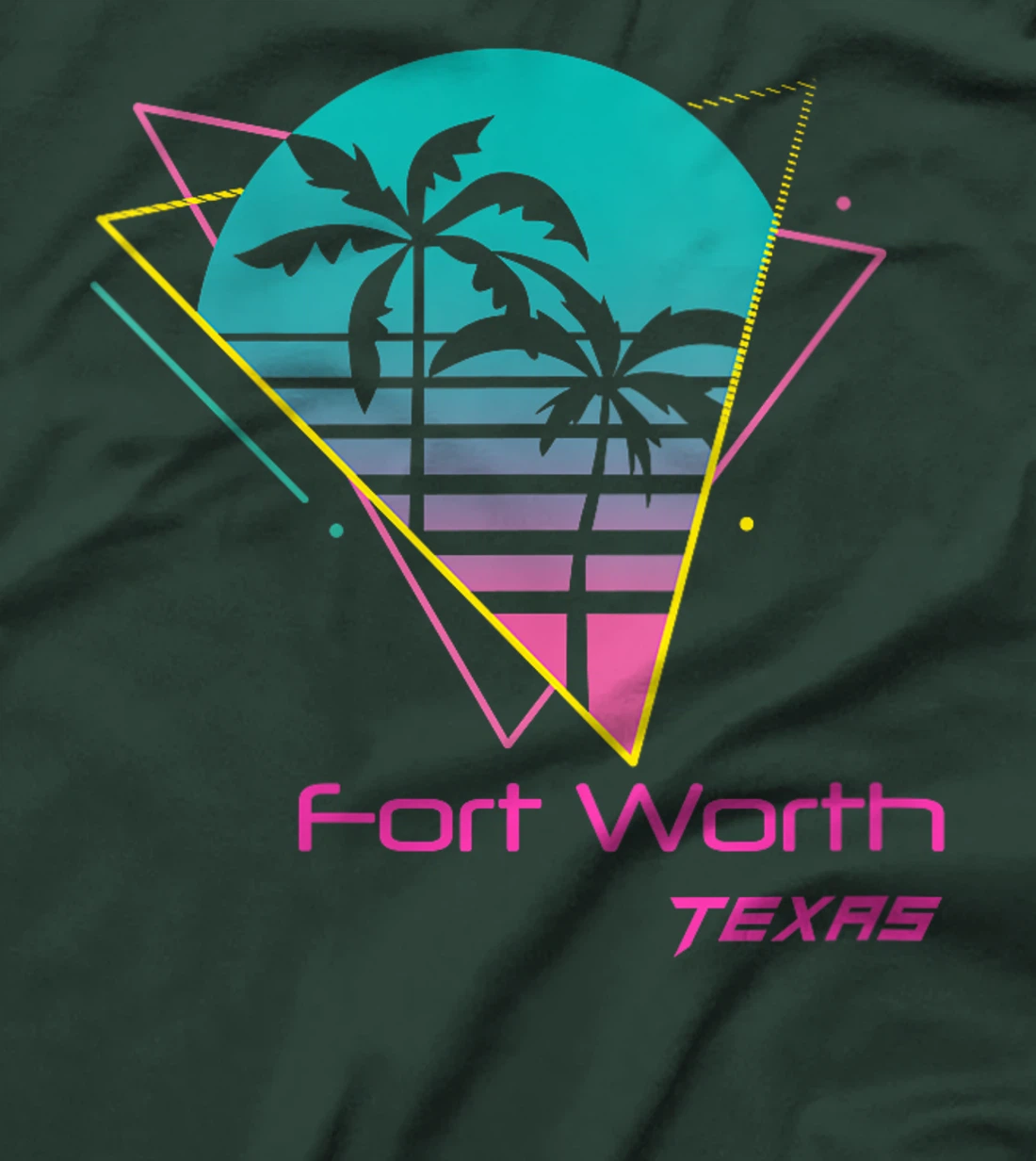 Womens Retro Fort Worth Texas T-Shirt