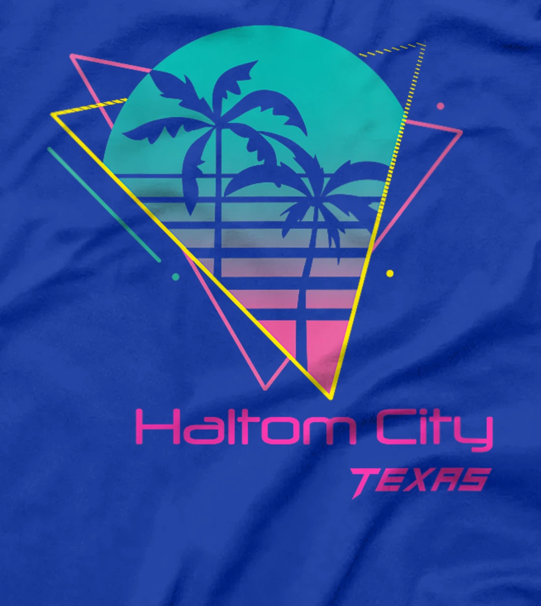 Womens Retro Haltom City Texas T-Shirt