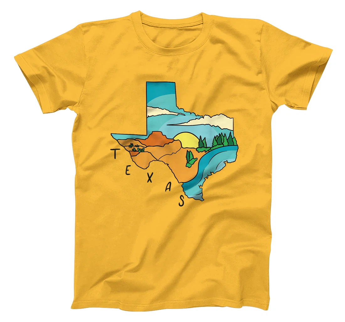 Texas TX United States Proud Texan T-Shirt