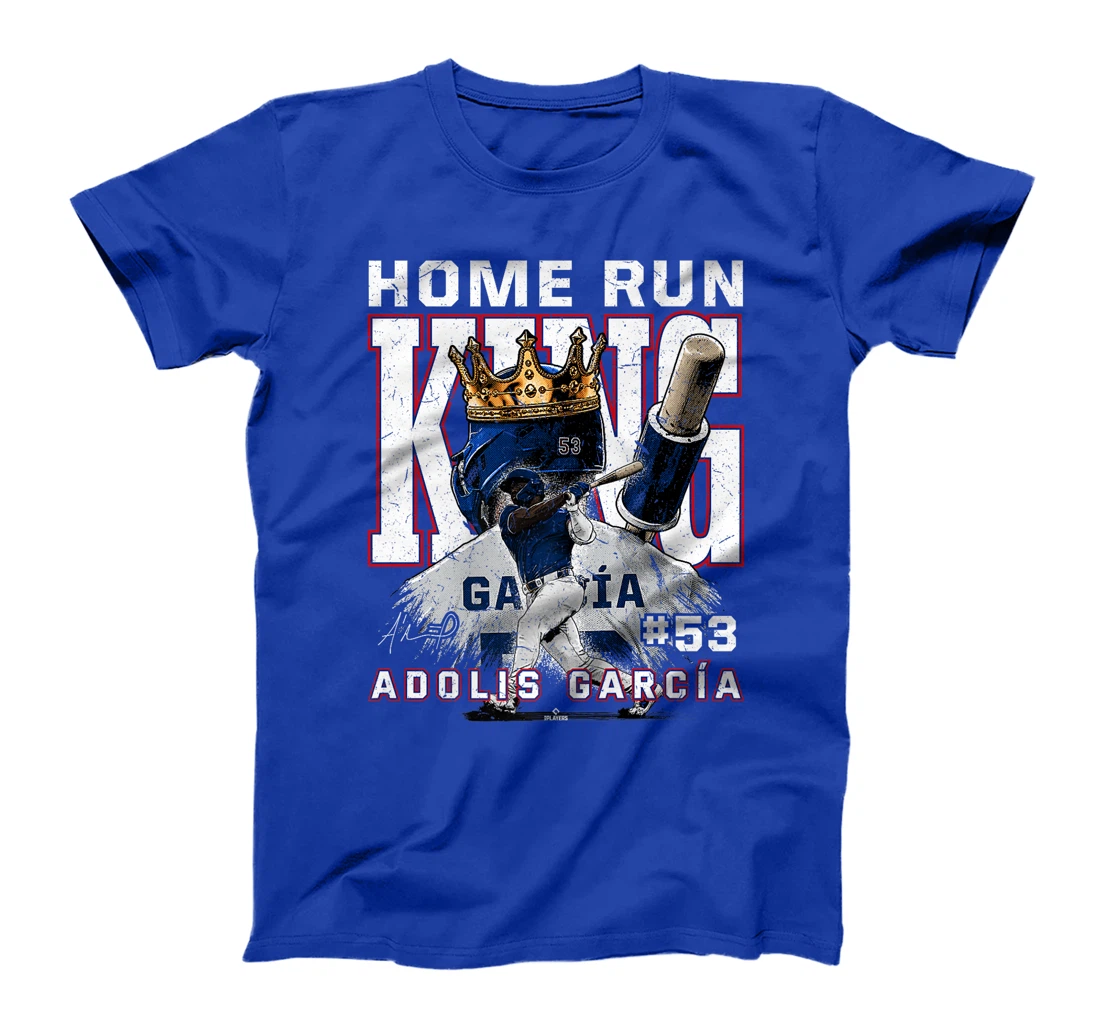 Womens Home Run King Adolis Garcia Texas MLBPA T-Shirt