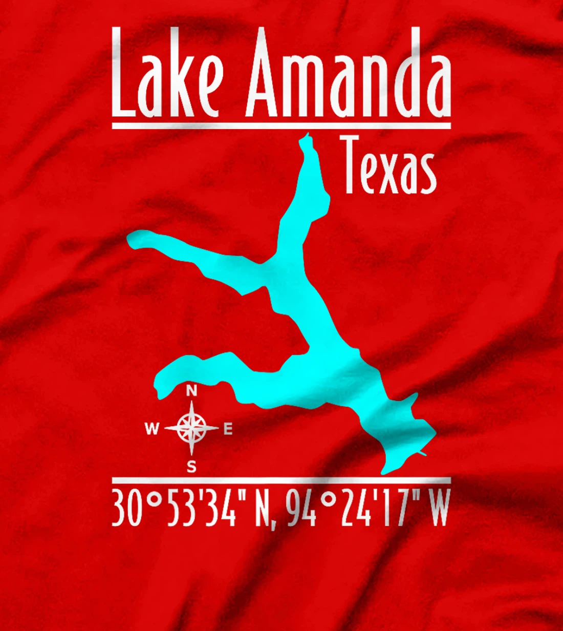 Modern Lake Amanda - Texas Premium T-Shirt