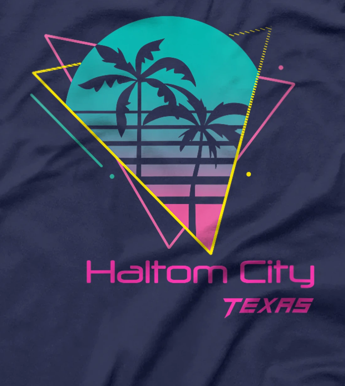 Womens Retro Haltom City Texas T-Shirt
