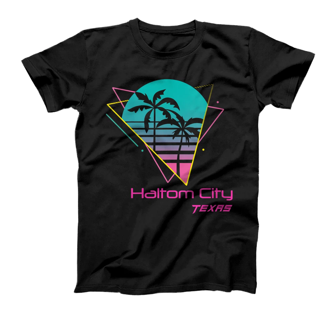 Womens Retro Haltom City Texas T-Shirt