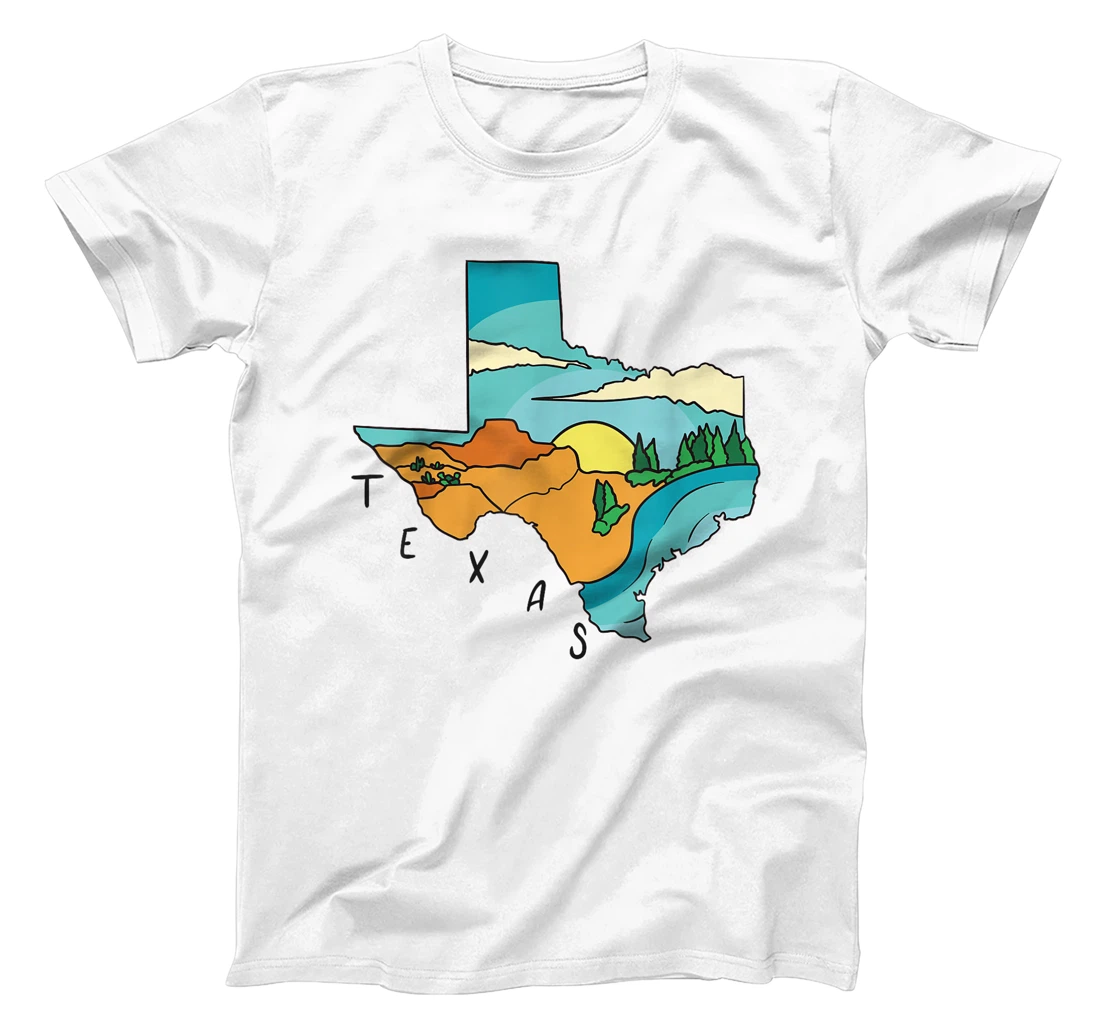 Texas TX United States Proud Texan T-Shirt