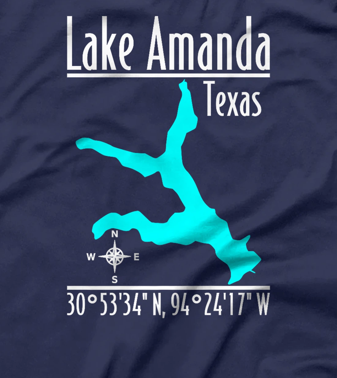 Modern Lake Amanda - Texas Premium T-Shirt