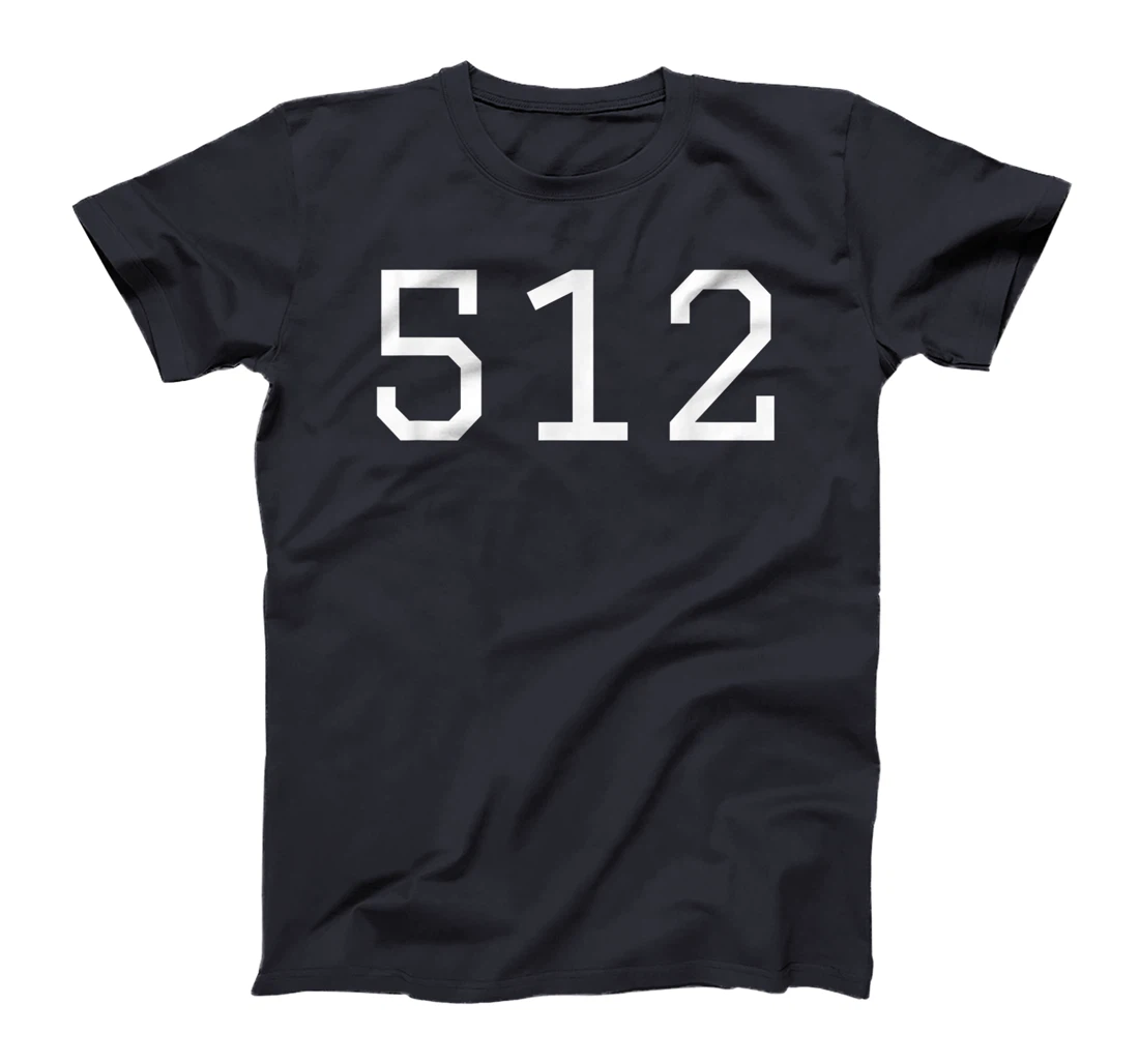 Womens 512 Area Code for Texas Austin TX 512 T-Shirt