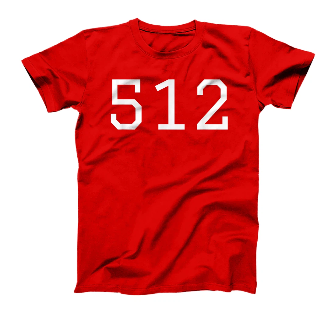 Womens 512 Area Code for Texas Austin TX 512 T-Shirt