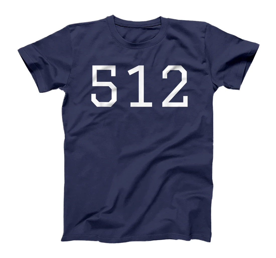 Womens 512 Area Code for Texas Austin TX 512 T-Shirt