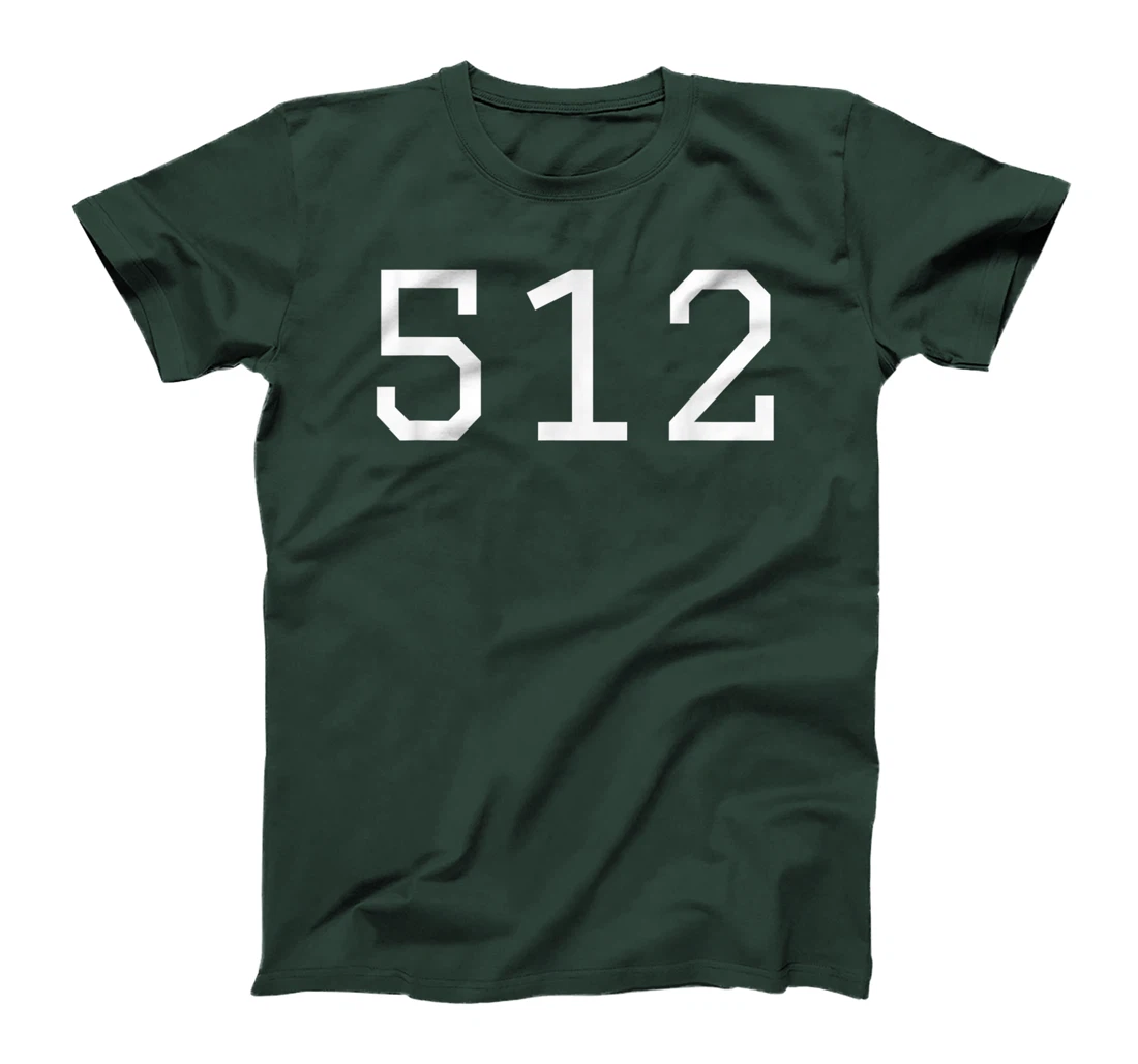 Womens 512 Area Code for Texas Austin TX 512 T-Shirt