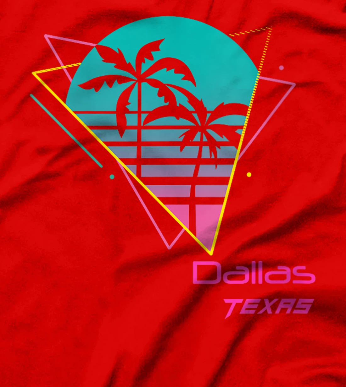Womens Retro Dallas Texas T-Shirt