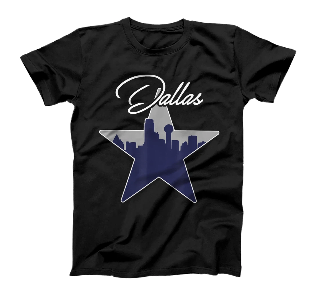 Dallas Texas Skyline Vintage Est 1841 T-Shirt