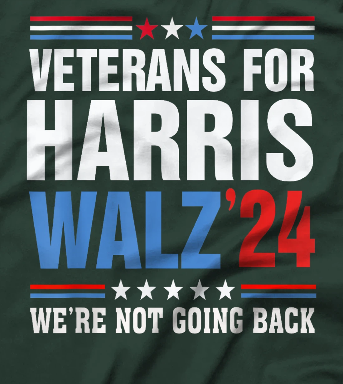 Veterans For Harris Walz 2024 Harris Waltz T-Shirt