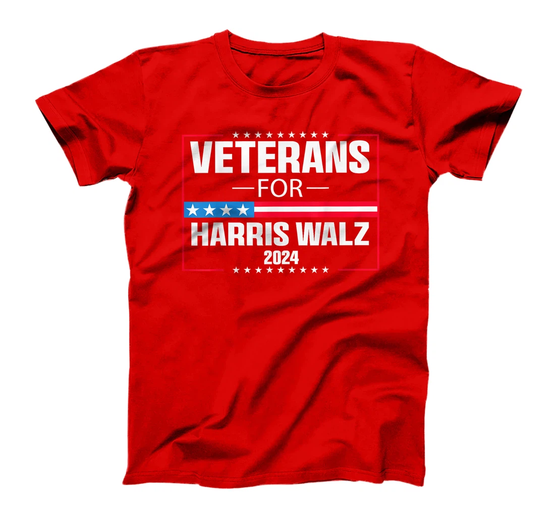Veterans For Harris Walz 2024 Presidential Campaign T-Shirt