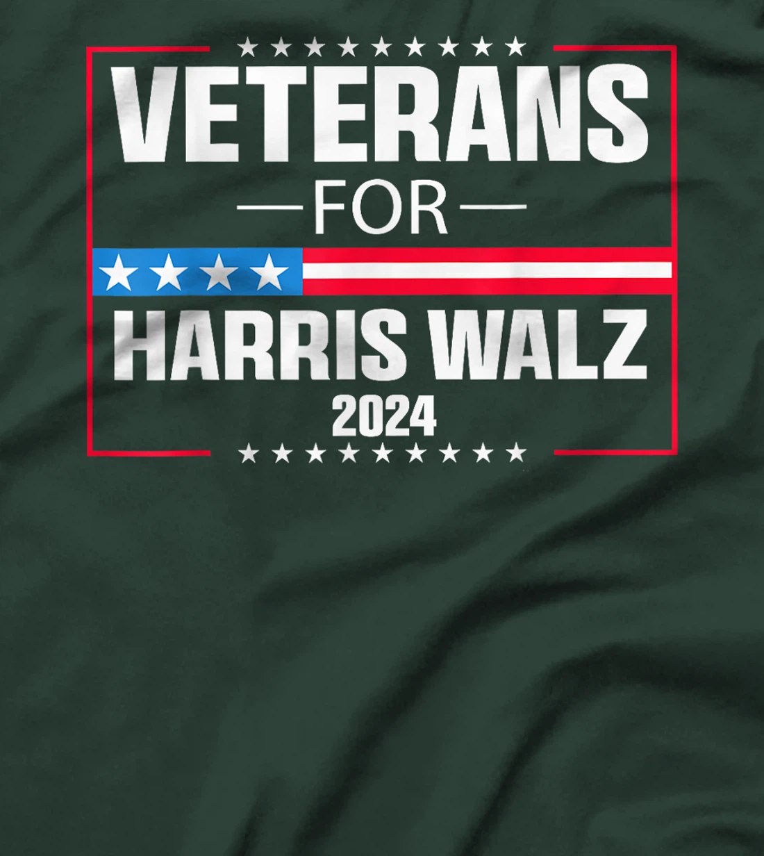 Veterans For Harris Walz 2024 Presidential Campaign T-Shirt