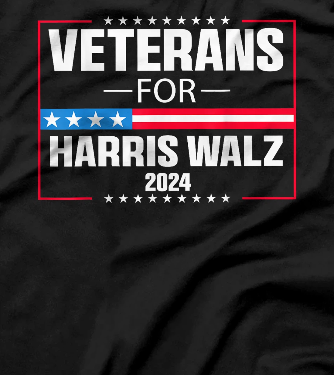 Veterans For Harris Walz 2024 Presidential Campaign T-Shirt