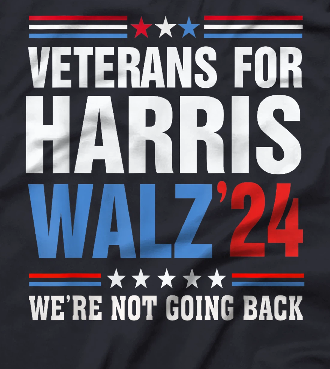 Veterans For Harris Walz 2024 Harris Waltz T-Shirt