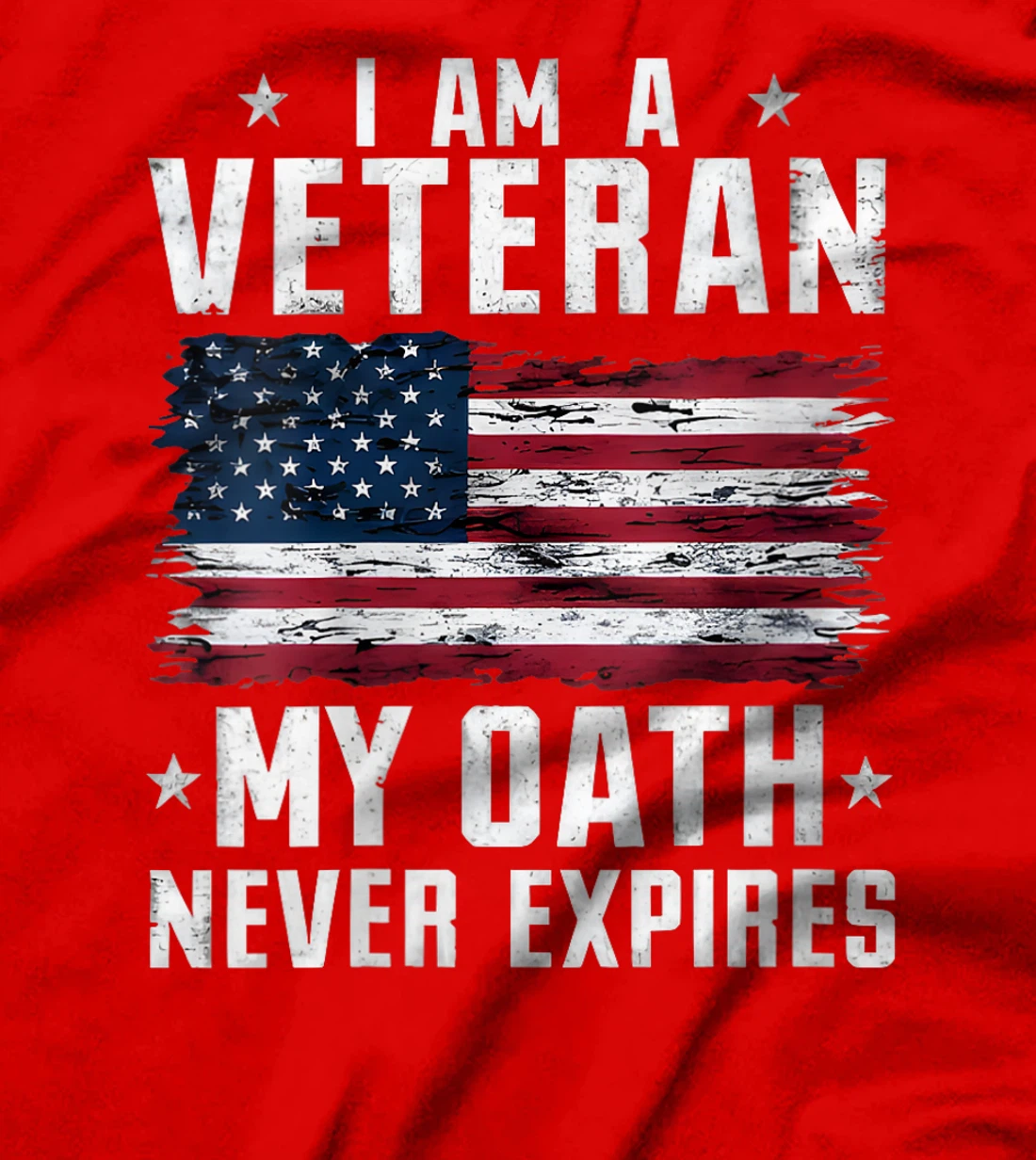 Womens Veterans Day Graphic, I am a Veteran My Oath Never Expires T-Shirt