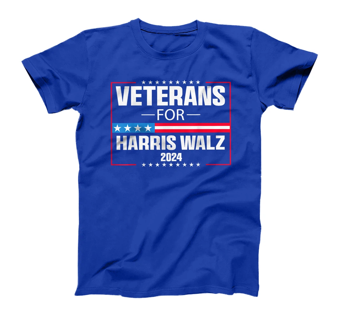 Veterans For Harris Walz 2024 Presidential Campaign T-Shirt