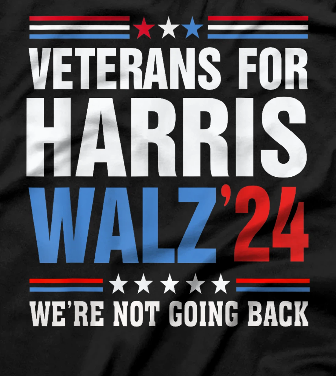 Veterans For Harris Walz 2024 Harris Waltz T-Shirt