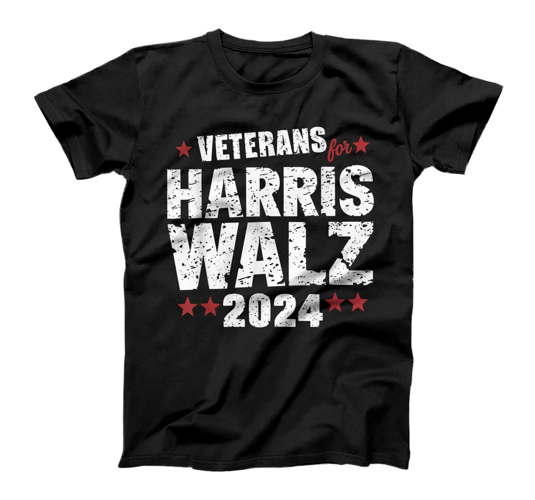 Veterans for Harris Waltz 2024 T-Shirt