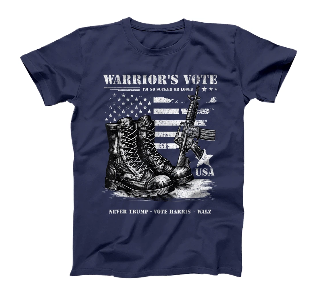 Veterans for Harris Walz 2024 Military Vets Never Trump T-Shirt