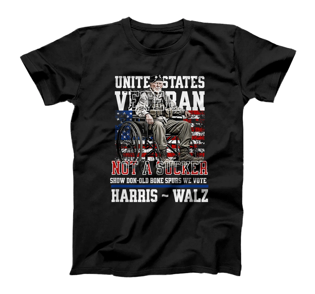 Veterans for Harris Walz 2024 Vietnam Vets against Trump T-Shirt